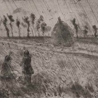Effet de pluie - Camille Pissarro (1830 - 1903)